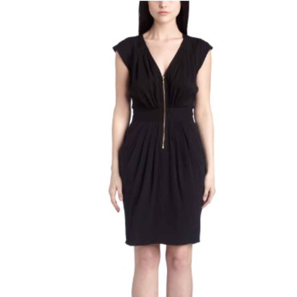 French Connection Women's Pleated Zipper Dress 6